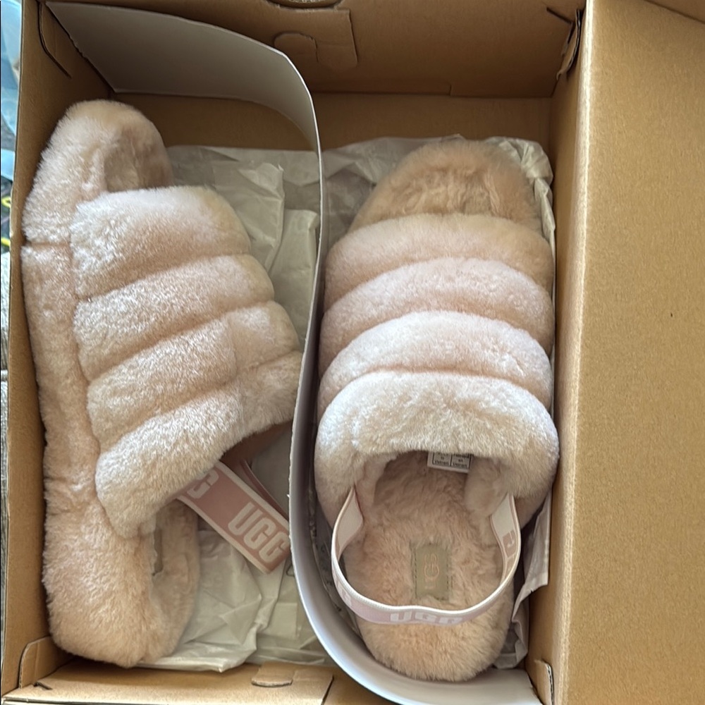 UGG fluff yeah slippers